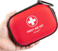 Mini First Aid Kit - 120 Piece Small Waterproof Hard Shell Medical Kit