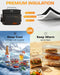 Insulated Lunch Box Men Women Leak-Proof Cooler Lunch Bag 9L