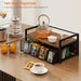 Tea Bag Organizer, Wood Tea Organizers and Storage Chest, Teabag Holder with Storage Drawer,Tea Station Chest Display Co