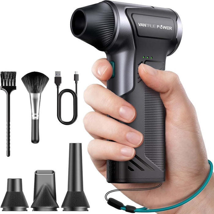T150 Compressed Air Duster, Mini Blower, Handheld, Cordless