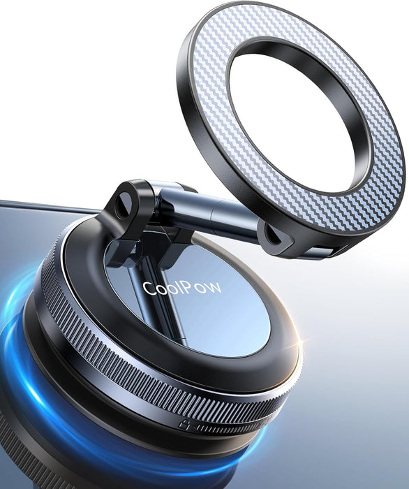 【Newest Vacuum Magnetic Phone Holder for Car Phone Holder Mount【Movable Vacuum Suction】Magsafe Car Mount Cell Phone Hold