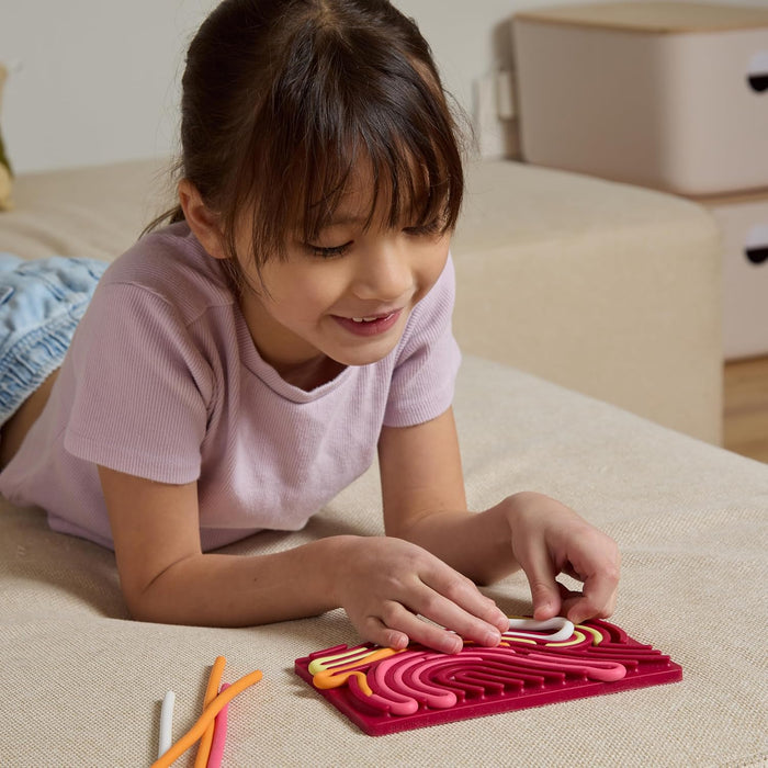 Sensory Activity Board: Silicone Fidget Toy for Calming, Stress, Anxiety, ADHD & Autism | Silent, No Mess | Kids 3+ & Ad