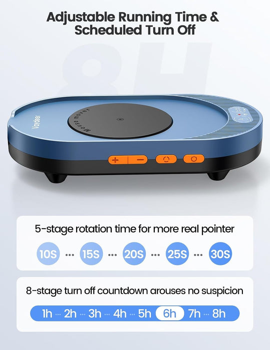 M4 Utra Mouse Mover with APP, Undetectable Mouse Jiggler Device with Remote Control and Timer Function, Driver-Free Shak