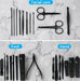 Manicure Set Nail Clippers Set Pedicure Kit, 26-Piece Brown