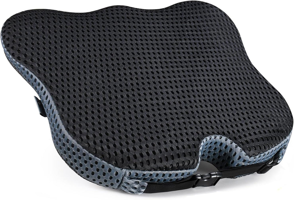 Wedge Car Seat Cushion for Driving for Better Visibility & Sciatica Relief
