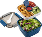 Salad Lunch Container To Go, BPA-Free 52-oz Salad Bowls to go for lunch