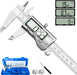 Digital Caliper Measuring Tool, Stainless Steel Vernier Caliper Digital Micrometer with Large LCD Screen, Easy Switch fr