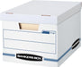 12-Pack Basic-Duty File Storage Box with Lid, Letter/Legal
