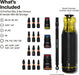 Klein Tools 32303HD Impact Driver Set, 20-in-1 SAE Impact Rated Sockets and Screwdriver Tool with Phillips, Slotted, Squ