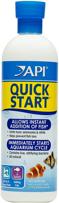Quick Start Freshwater & Saltwater Aquarium Nitrifying Bacteria (16 oz)