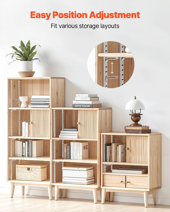 Six-Pack Adjustable Steel Shelf Tracks
