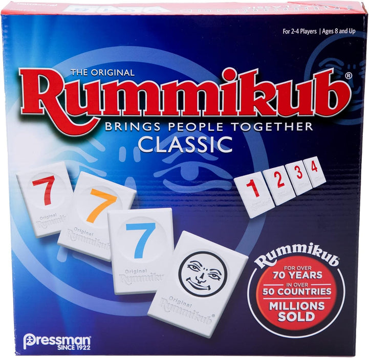 Rummikub - The Original Rummy Tile Game | Exciting Family Game of Strategy and Luck | Promotes STEM Skills | For Kids, Teens, Adults | 2-4 Players, Ages 8+