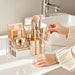 Makeup Organizer with Drawer – Cosmetic Storage for Vanity, Bathroom Countertop & Dresser, Skincare Organizer with Brush