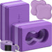 Yoga Blocks Wrist Support; Yoga Blocks 2 Pack with Knee Pads and Strap to Put Less Weight on Wrists; Durable, Versatile 