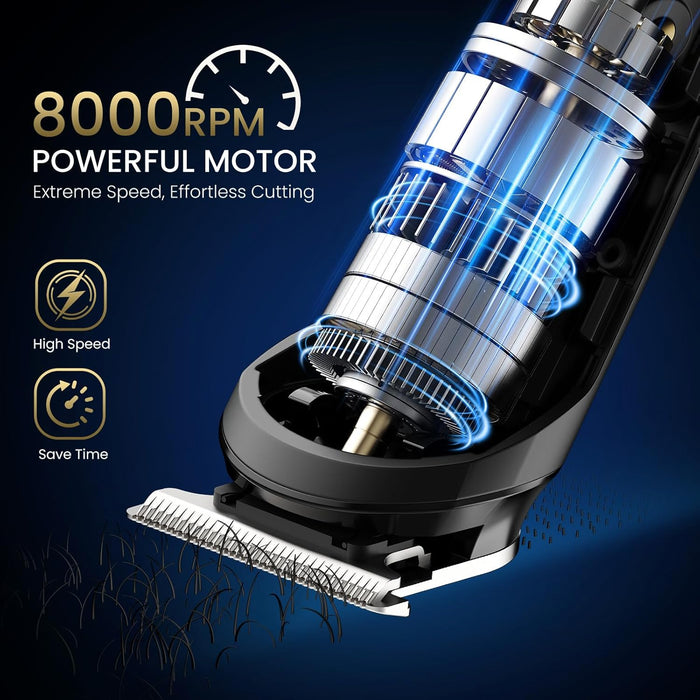 3-in-1 Beard Trimmer for Men, IPX6 Waterproof Electric Razor