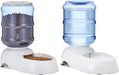 Automatic Pet Water Dispenser and Gravity Food Feeder Set for Cat and Dog, Easy to Clean, 152fl.oz food feeder, 135.3fl.