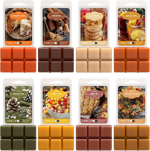 Fall Scented Wax Melts, Autumn Wax Cubes for Wax Warmer