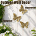 3D Butterfly Wall Decor Set – Resin Wall Decor for Living Room, Bedroom, Bathroom, Dining Room, Outdoor and Gallery Wall