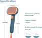 Skin Friendly Self-Cleaning Slicker Brush for Dogs & Cats, Gentle Pet Grooming Tool for Shedding & Deshedding, Efficient Hair Remover for Long & Short Haired Pets