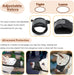 Dog Muzzle,Soft Nylon Muzzle Anti Biting Barking Chewing,Air Mesh Breathable Drinkable Adjustable Loop Pets Muzzle for Small Medium Large Dogs 4 Colors 4 Sizes (Black, L)