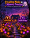6 Pack Halloween Solar Lights Outdoor, Halloween Decorations Firefly Lights