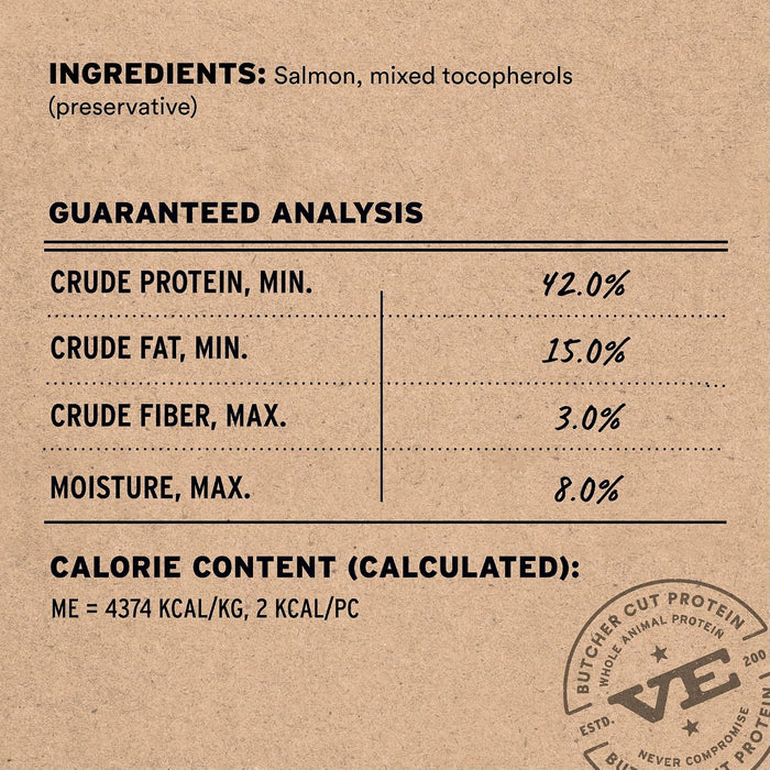 Freeze Dried Cat Treats, Salmon Bites, 1.1 oz Bag