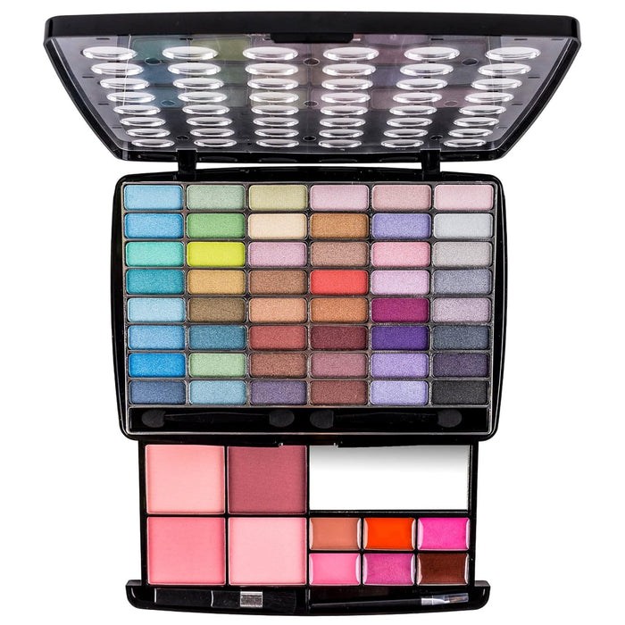 Glamour Girl Makeup Kit Eyeshadow Beauty Palette with Eye shadows, Blushes, Lipstick Lip-gloss, Make up Mirror, Cosmetics applicators, Premium Gift Packaging - Glamour