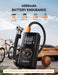 L7 Tire Inflator Portable Air Compressor,150 PSI Cordless Bike Pump