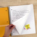 Spiral Notebook + Study App, 5 Subject, College Ruled Paper, 8-1/2" x 11", 200 Sheets, Fights Ink Bleed, Water Resistant Cover, Black (72081)