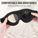 Sleep Mask for Side Sleeper, Light Blocking Zero Pressure Blindfold