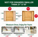 Luxury Bamboo Kitchen Drawer Organizer - Silverware Organizer, Utensil Holder & Cutlery Tray Drawer Dividers for Flatwar
