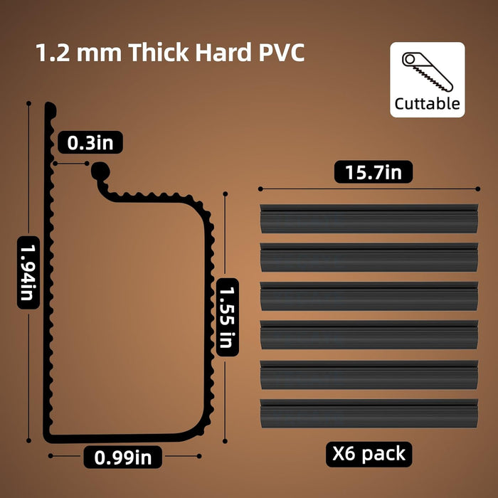 Cable Management, 6 Pack, Black