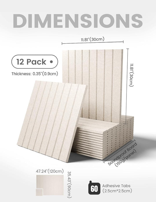 48" x 36" Large Felt Bulletin Board, Oatmeal