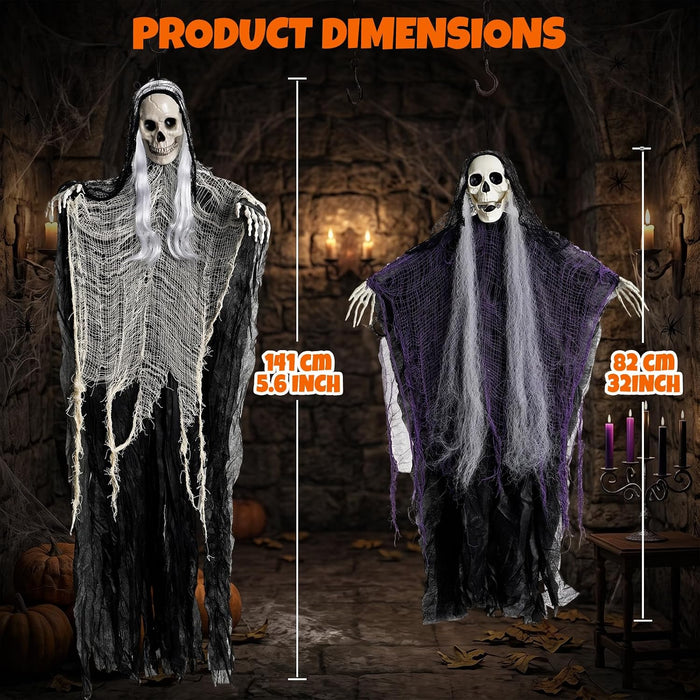 Halloween Decorations Outdoor Hanging Ghost: Spooky Haunted House Decor