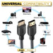 4K HDMI Cable 10 ft | High Speed Hdmi Cables, Braided Nylon & Gold Connectors, 4K @ 60Hz, Ultra HD, 2K, 1080P, ARC & CL3 Rated | for Laptop, Monitor, PS5, PS4, Xbox One, Fire TV, & More
