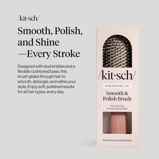 Smooth & Polish Hair Brushes For Women and Men - Terracotta