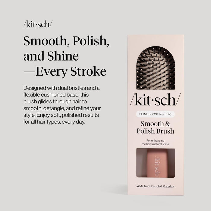 Smooth & Polish Hair Brushes For Women and Men - Terracotta