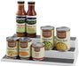 3-Tier Cabinet Spice Rack Organizer, 10 Inch Tiered Shelf Riser for Kitchen Cabinets, Pantry, and Countertop - Holds Spi