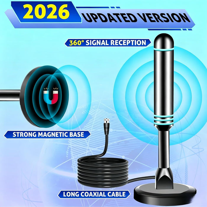 Digital Antenna for Smart TV Indoor,TV Antenna for Local Channels