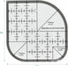 Quilting Ruler,Quilting Templates,Sewing Quilt Rulers,Acrylic Curved Corner Cutter,Precision Fabric Cutting Patchwork Tool for Quilting Sewing Craft DIY Projects,Black 6"x6"