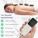 10 Pcs Basalt Hot Stones Massage Set with Temperature Adjustment