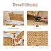 160L Rolling Three-Section Laundry Hamper