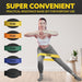 Fabric Resistance Bands for Working Out, 5-Band Set for Legs and Glutes
