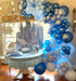 Blue Balloons Metallic Blue Balloon, 60Pcs 12Inch Chrome Blue Balloons Kit Macaron Light Pearl Navy Blue Latex Balloons 