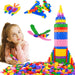 Kids 600pcs Set Building Blocks Construction Toy - Learning Playset STEM Educational Kit Child Branin Development Presch