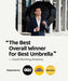 Repel Reverse Folding Umbrellas for Rain, Windproof, 46 Inch Large Coverage