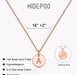 Disc Initial Necklaces for Girls Jewelry - Birthday Gifts for Girls
