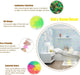 Glow in The Dark Stars Stickers for Ceiling, Adhesive 200pcs 3D Glowing Stars and Moon for Kids Bedroom,Luminous Stickers Create a Realistic Starry Sky,Room Decor,Wall Stickers
