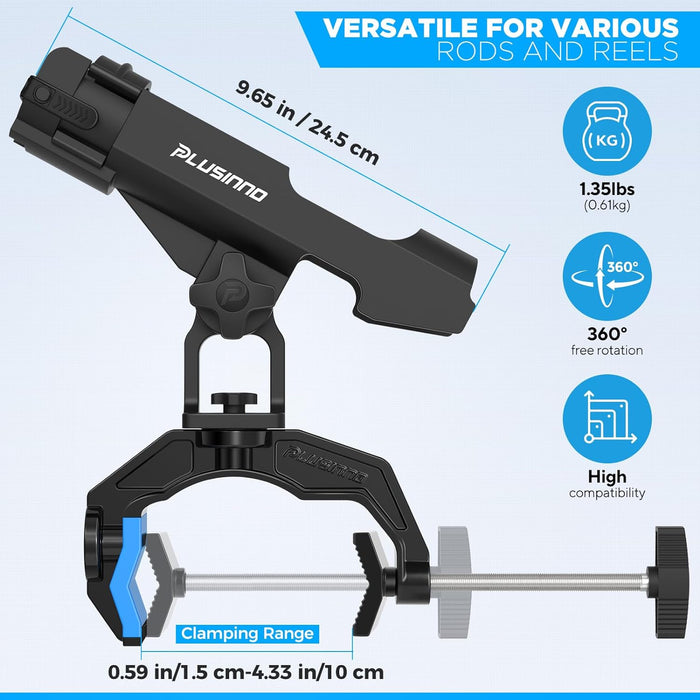 1/2/4 Pack Fishing Rod Holders for Boat, Fishing Rod Holder