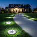Solar Lights Outdoor Waterproof, Cold White, 12 Pack Ground Lights